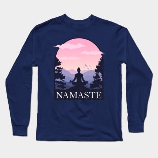 NAMASTE (Lotus) Long Sleeve T-Shirt